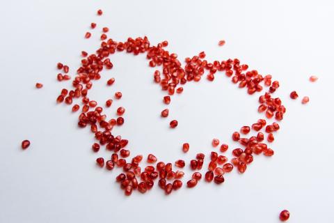 granaatappel; hart